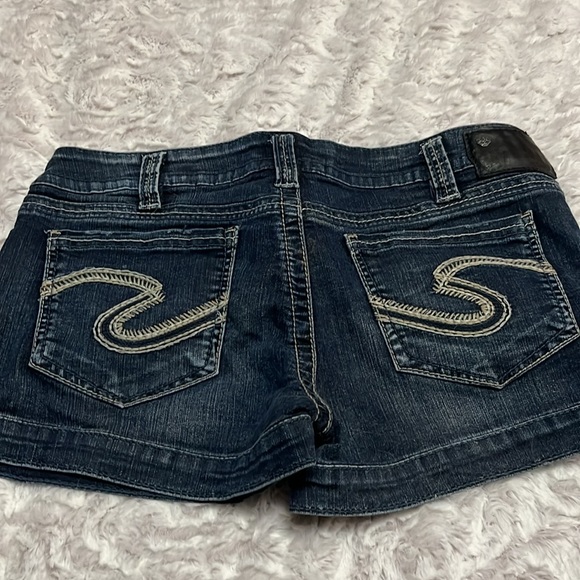 Silver Jean Shorts - Picture 2 of 5